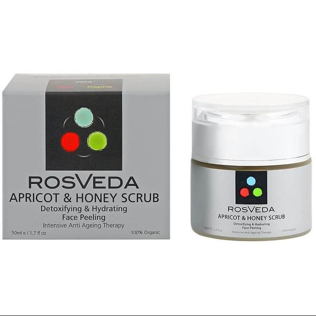 RosVeda Apricot & Honey Scrub 100% Φυτική Σύνθεση, Αντιγηραντική Θεραπεία Αποτοξίνωσης & Ενυδάτωσης της Επιδερμίδας 50ml RosVeda Apricot & Honey Scrub 100% Φυτική Σύνθεση, Αντιγηραντική Θεραπεία Αποτοξίνωσης & Ενυδάτωσης της Επιδερμίδας 50ml