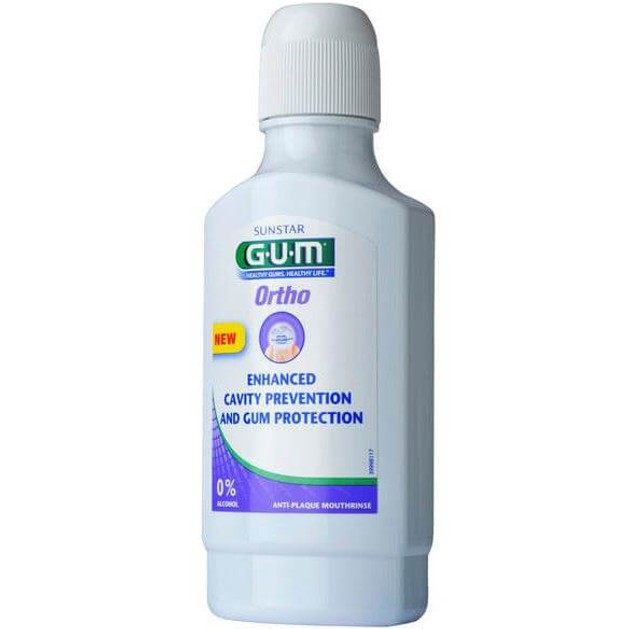 Gum Ortho Mouthrinse 3090 Στοματικό Διάλυμα για τη Προστασία των Ούλων και τη Πρόληψη της Τερηδόνας 300ml Gum Ortho Mouthrinse 3090 Στοματικό Διάλυμα για τη Προστασία των Ούλων και τη Πρόληψη της Τερηδόνας 300ml