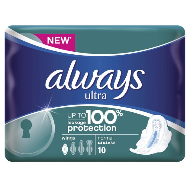 Always Ultra Normal Plus With Wings Με Φτερά 10τμχ Always Ultra Normal Plus With Wings Με Φτερά 10τμχ