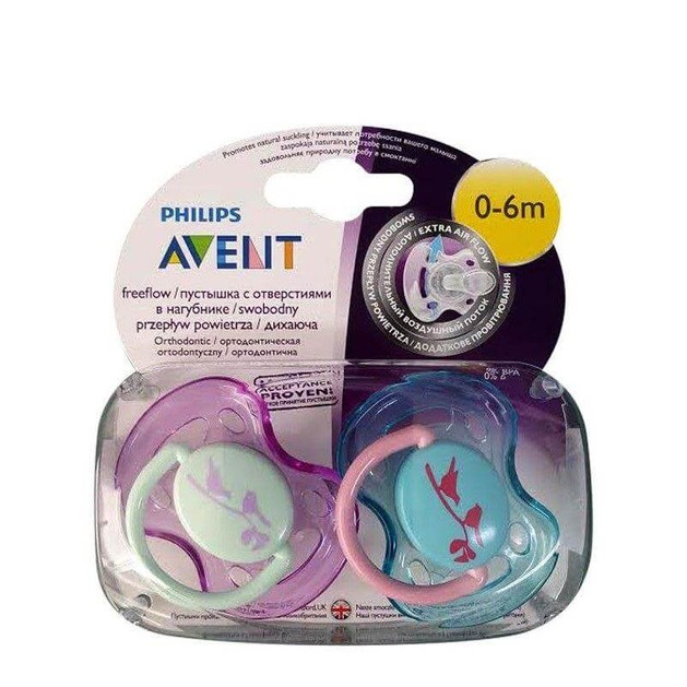 Avent Μοντέρνα Πιπίλα Σιλικόνης 0-6m Μηνών 2 Τεμάχια SCF172/518 Avent Μοντέρνα Πιπίλα Σιλικόνης 0-6m Μηνών 2 Τεμάχια SCF172/518