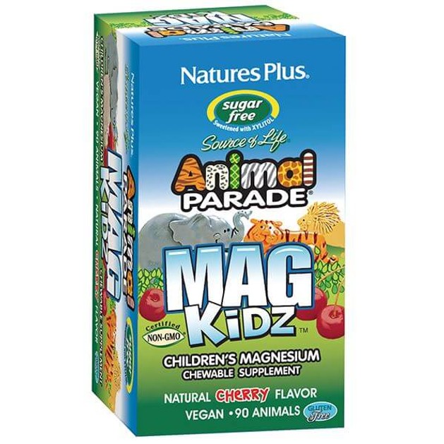 Nature\'s Plus Animal Parade Mag Kidz Μαγνήσιο για Παιδιά με Γεύση Κεράσι 90 Μασώμενα Ζωάκια Nature\'s Plus Animal Parade Mag Kidz Μαγνήσιο για Παιδιά με Γεύση Κεράσι 90 Μασώμενα Ζωάκια