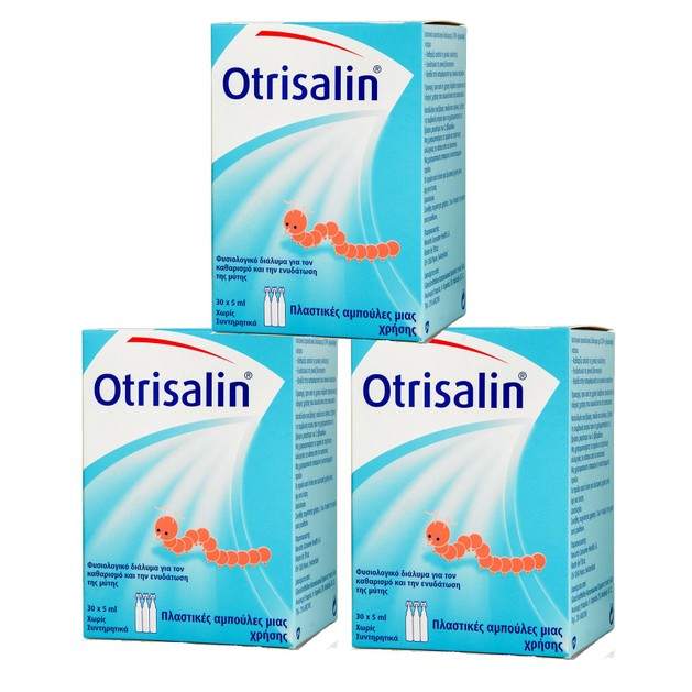Otrisalin Πακέτο Προσφοράς Αποστειρωμένος Φυσιολογικός Ορός σε Αμπούλες 3x(30x5ml) Otrisalin Πακέτο Προσφοράς Αποστειρωμένος Φυσιολογικός Ορός σε Αμπούλες 3x(30x5ml)
