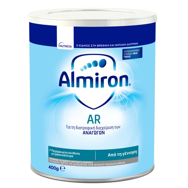 Nutricia Almiron AR Αντιαναγωγικό Βρεφικό Γάλα για Βρέφη Από 0-12 Μηνών 400gr Nutricia Almiron AR Αντιαναγωγικό Βρεφικό Γάλα για Βρέφη Από 0-12 Μηνών 400gr