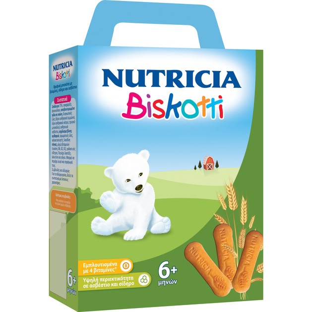 Nutricia Biscotti Βρεφικά Μπισκότα από τον 6ο Μήνα 180gr Nutricia Biscotti Βρεφικά Μπισκότα από τον 6ο Μήνα 180gr