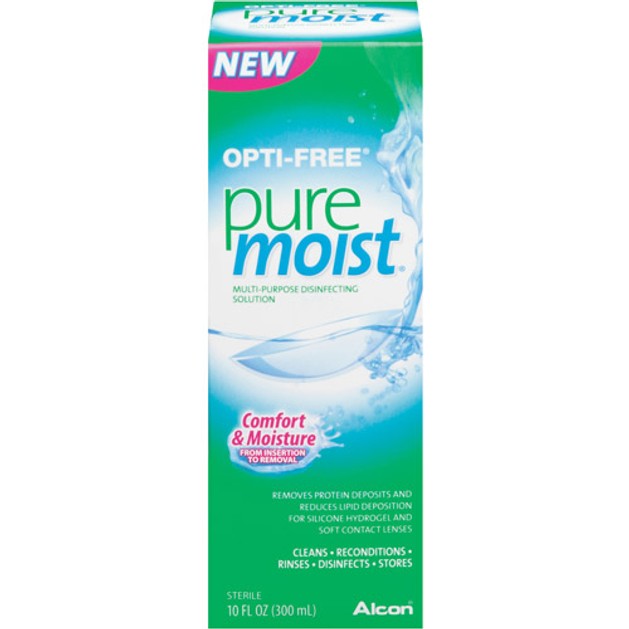 Alcon Opti-Free Pure Moist Υγρό φακών επαφής 300ml Alcon Opti-Free Pure Moist Υγρό φακών επαφής 300ml