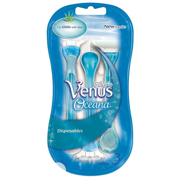 Gillette Venus Oceana Ξυραφάκια Μίας Χρήσης για Βαθύ Ξύρισμα 3 Τεμάχια Gillette Venus Oceana Ξυραφάκια Μίας Χρήσης για Βαθύ Ξύρισμα 3 Τεμάχια