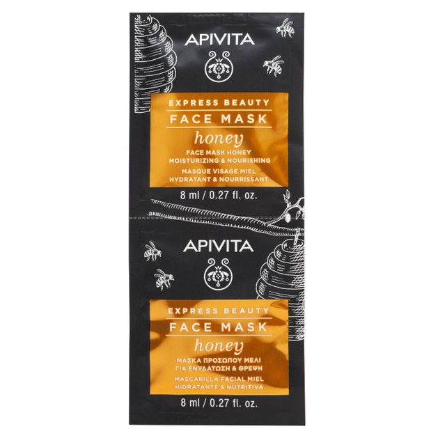 Express Beauty With Honey 2x8ml - Apivita Express Beauty With Honey 2x8ml - Apivita