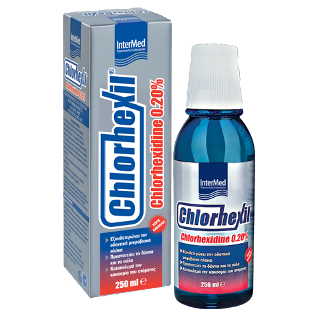 Chlorhexil 0.20% Mouthwash Στοματικό Διάλυμα για το Δραστικό Έλεγχο και την Εξουδετέρωση των Μικροοργανισμών 250ml Chlorhexil 0.20% Mouthwash Στοματικό Διάλυμα για το Δραστικό Έλεγχο και την Εξουδετέρωση των Μικροοργανισμών 250ml