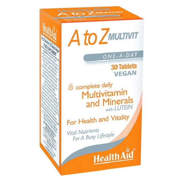 Health Aid A to Z Multivitamin Πολυβιταμίνη 30tabs Health Aid A to Z Multivitamin Πολυβιταμίνη 30tabs