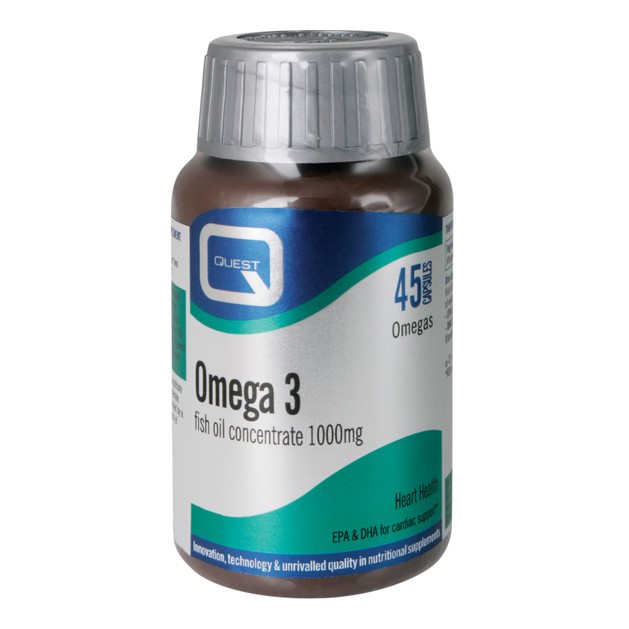 Quest Omega 3 Πηγή Των Ωμέγα-3 Λιπαρών Οξέων 45Caps Quest Omega 3 Πηγή Των Ωμέγα-3 Λιπαρών Οξέων 45Caps