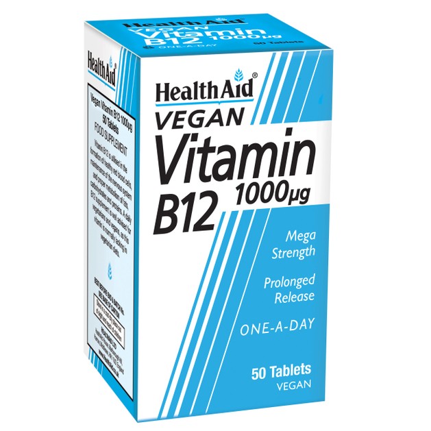 Health Aid Vitamin B12 1000μg 50tabs Health Aid Vitamin B12 1000μg 50tabs