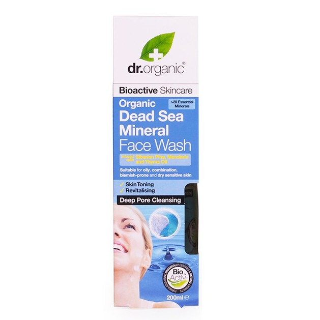 Dr Organic Dead Sea Mineral Face Wash 200ml Dr Organic Dead Sea Mineral Face Wash 200ml