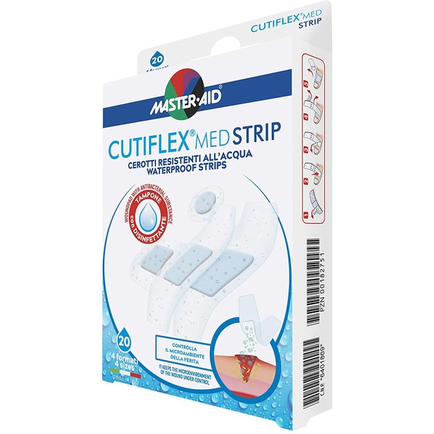Master Aid Cutiflex Διαφανής Αδιάβροχος Αυτοκόλλητος Μικροεπίδεσμος Σε Κασετίνα 20 strip Διάφορα Master Aid Cutiflex Διαφανής Αδιάβροχος Αυτοκόλλητος Μικροεπίδεσμος Σε Κασετίνα 20 strip Διάφορα