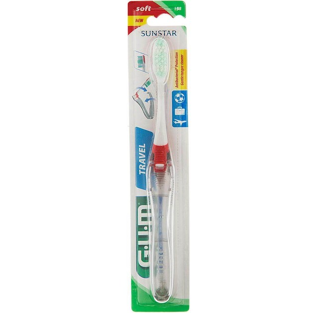 Gum Travel Soft Antibacterial Σπαστή Οδοντόβουρτσα Ταξιδίου (158) Gum Travel Soft Antibacterial Σπαστή Οδοντόβουρτσα Ταξιδίου (158)