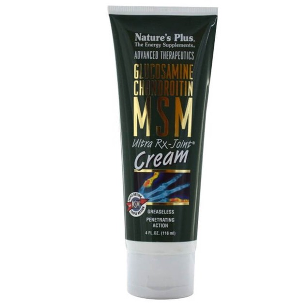 Nature\'s Plus Glucosamine Chondroitin MSM Ultra Rx Joint Cream Κρέμα με Αντιφλεγμονώδη & Αντιαρθριτική Δράση 118ml Nature\'s Plus Glucosamine Chondroitin MSM Ultra Rx Joint Cream Κρέμα με Αντιφλεγμονώδη & Αντιαρθριτική Δράση 118ml