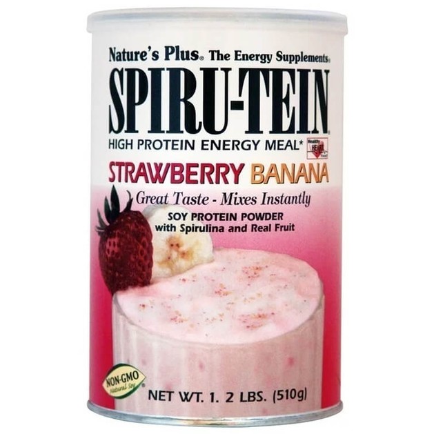 Nature\'s Spiru-Tein Συμπλήρωμα Διατροφής Ιδανικό για Δραστήρια Άτομα & Αθλητές, σε Σκόνη με Γεύση Μπανάνα & Φράουλα 510gr Nature\'s Spiru-Tein Συμπλήρωμα Διατροφής Ιδανικό για Δραστήρια Άτομα & Αθλητές, σε Σκόνη με Γεύση Μπανάνα & Φράουλα 510gr