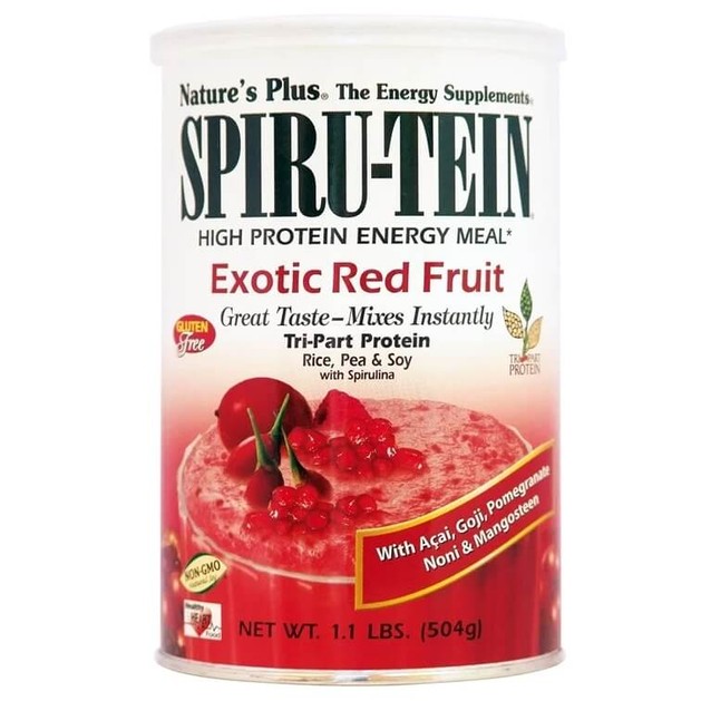 Nature\'s Plus Spiru-Tein Συμπλήρωμα Διατροφής Ιδανικό για Δραστήρια Άτομα & Αθλητές, σε Σκόνη με Γεύση Εξωτικών Φρούτων 504gr Nature\'s Plus Spiru-Tein Συμπλήρωμα Διατροφής Ιδανικό για Δραστήρια Άτομα & Αθλητές, σε Σκόνη με Γεύση Εξωτικών Φρούτων 504gr