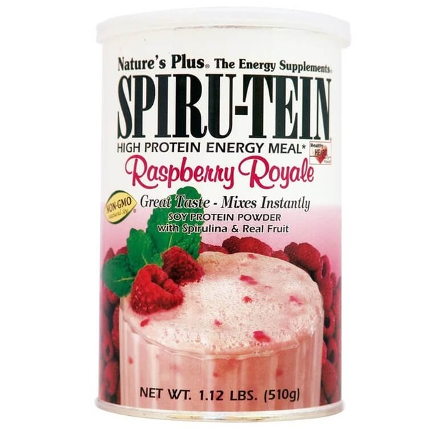 Nature\'s Plus Spiru-Tein Συμπλήρωμα Διατροφής για Ενέργεια & Καταπολέμηση της Κούρασης με Γεύση Raspberry Royale 510gr Nature\'s Plus Spiru-Tein Συμπλήρωμα Διατροφής για Ενέργεια & Καταπολέμηση της Κούρασης με Γεύση Raspberry Royale 510gr
