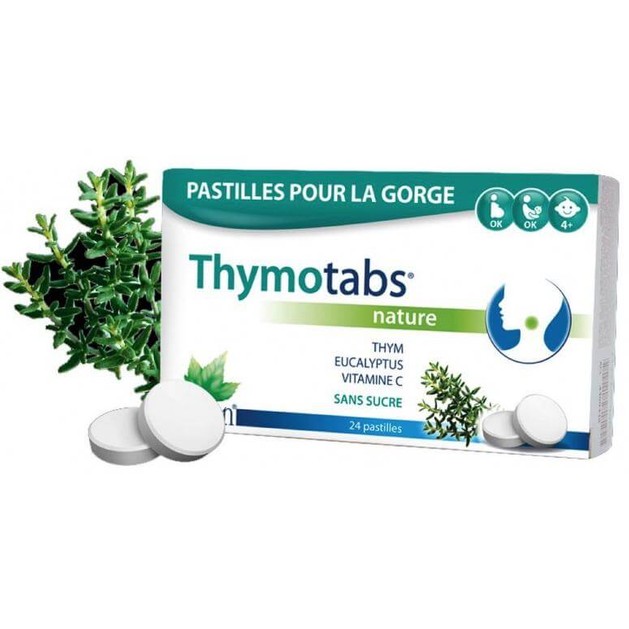 Tilman ThymoTabs Nature Παστίλιες για το Λαιμό με Θυμάρι, Ευκάλυπτο & Βιταμίνη C 24τμχ Tilman ThymoTabs Nature Παστίλιες για το Λαιμό με Θυμάρι, Ευκάλυπτο & Βιταμίνη C 24τμχ