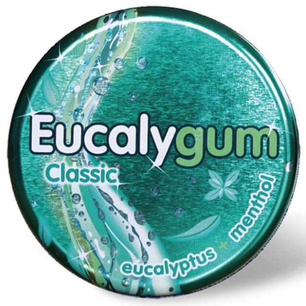 Tilman Eucalygum Classic Eucalyptus & Menthol Φαρμακευτική Τσίχλα που Διευκολύνει την Αναπνοή με Ευχάριστη Δροσερή Γεύση 32gr Tilman Eucalygum Classic Eucalyptus & Menthol Φαρμακευτική Τσίχλα που Διευκολύνει την Αναπνοή με Ευχάριστη Δροσερή Γεύση 32gr