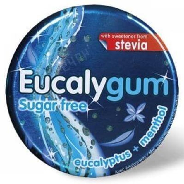 Tilman Eucalygum Sugar Free Eucalyptus & Menthol Φαρμακευτική Τσίχλα που Διευκολύνει την Αναπνοή, με Stevia 32gr Tilman Eucalygum Sugar Free Eucalyptus & Menthol Φαρμακευτική Τσίχλα που Διευκολύνει την Αναπνοή, με Stevia 32gr