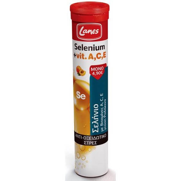 Lanes Selenium + Vitamin A, C, E 20 Effer.Tabs Lanes Selenium + Vitamin A, C, E 20 Effer.Tabs