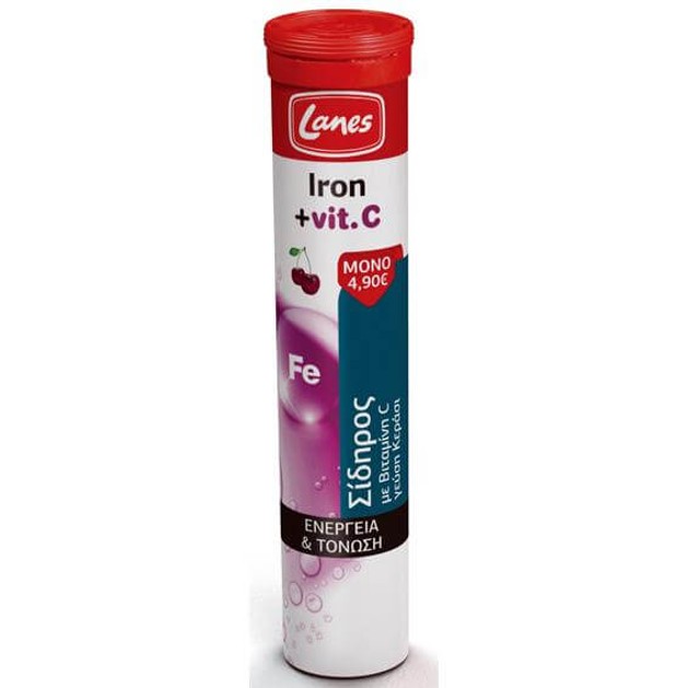 Lanes Iron + Vitamin C 20 Effer.Tabs Lanes Iron + Vitamin C 20 Effer.Tabs