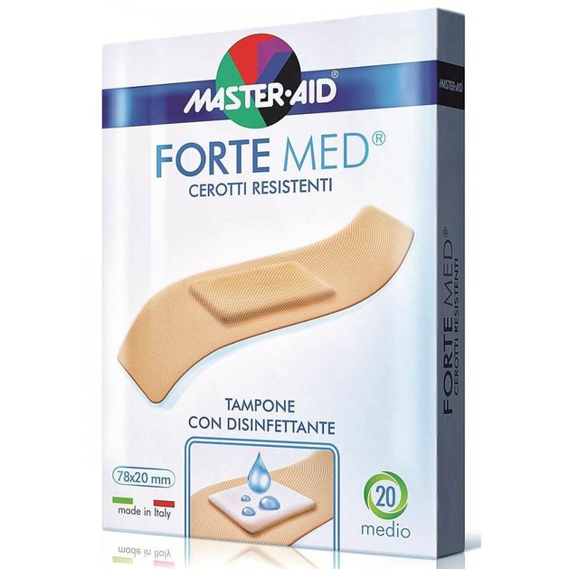 Master Aid Forte Med 78X20mm Στενά 20Strip Master Aid Forte Med 78X20mm Στενά 20Strip