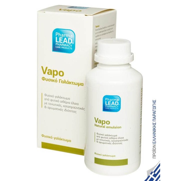 PharmaLead VAPO Φυσικό Γαλάκτωμα απο Φυτικά Αιθέρια Έλαια με Τονωτικές, Καταπραϋντικές & Αρωματικές Ιδιότητες 100ml PharmaLead VAPO Φυσικό Γαλάκτωμα απο Φυτικά Αιθέρια Έλαια με Τονωτικές, Καταπραϋντικές & Αρωματικές Ιδιότητες 100ml