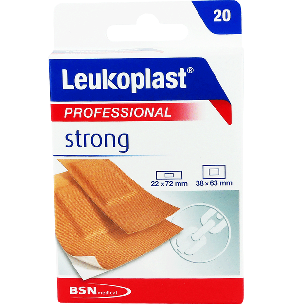 Leukoplast Professional Strong Αυτοκόλλητα Επιθέματα σε 2 Μεγέθη 20 Τεμάχια Leukoplast Professional Strong Αυτοκόλλητα Επιθέματα σε 2 Μεγέθη 20 Τεμάχια