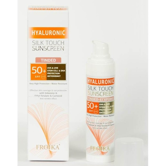 Froika Hyaluronic Silk Touch Sunscreen Tinted Spf50+, 40ml Froika Hyaluronic Silk Touch Sunscreen Tinted Spf50+, 40ml