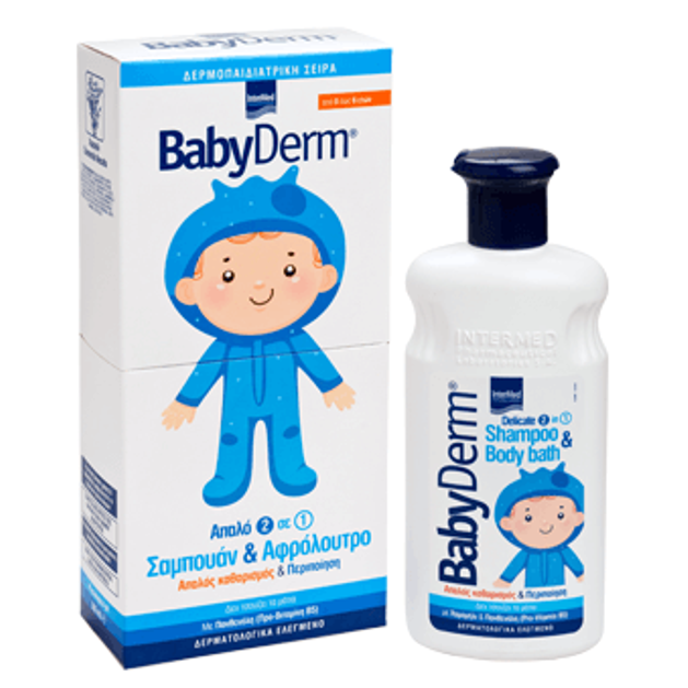 Babyderm Shampoo & Body Bath Απαλό Παιδικό 2 σε 1 Σαμπουάν & Αφρόλουτρο 300 ml Babyderm Shampoo & Body Bath Απαλό Παιδικό 2 σε 1 Σαμπουάν & Αφρόλουτρο 300 ml