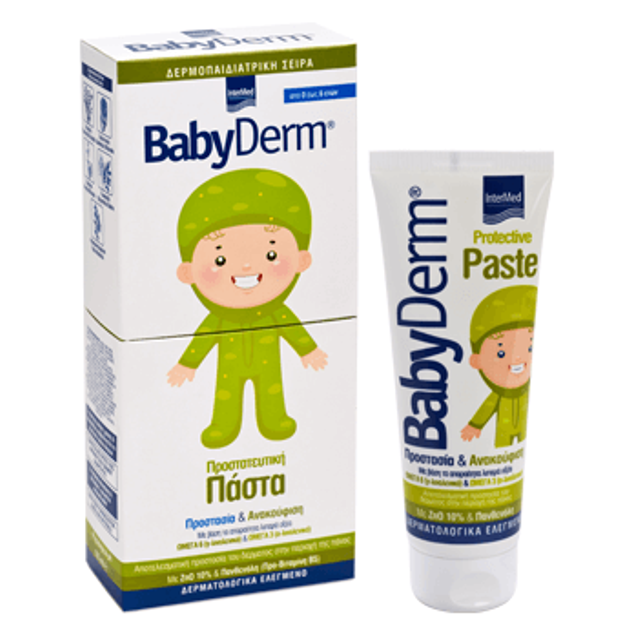 Babyderm Protective Paste Πάστα Ανακούφισης & Προστασίας της Μηρογεννητικής Περιοχής Κατάλληλη για Βρέφη & Παιδιά 125ml Babyderm Protective Paste Πάστα Ανακούφισης & Προστασίας της Μηρογεννητικής Περιοχής Κατάλληλη για Βρέφη & Παιδιά 125ml