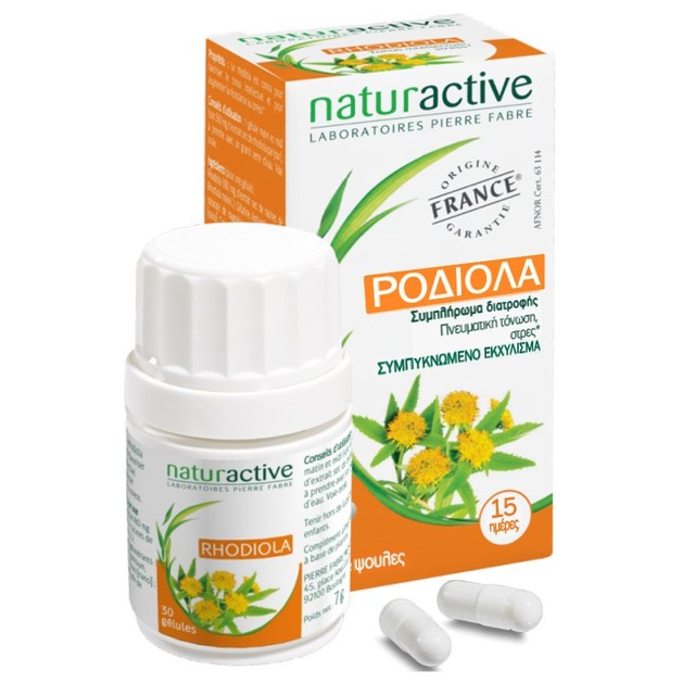 Naturactive Ροδιόλα Φυτικό Συμπλήρωμα Διατροφής που Συμβάλει στην Τόνωση της Πνευματικής Ενέργειας 30caps Naturactive Ροδιόλα Φυτικό Συμπλήρωμα Διατροφής που Συμβάλει στην Τόνωση της Πνευματικής Ενέργειας 30caps