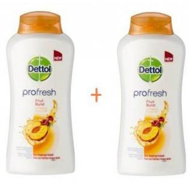 Dettol Profresh Fruit Burst Αφροντους Με Άισθημα Φρεσκάδας 1+1 ΔΩΡΟ 500ml Dettol Profresh Fruit Burst Αφροντους Με Άισθημα Φρεσκάδας 1+1 ΔΩΡΟ 500ml