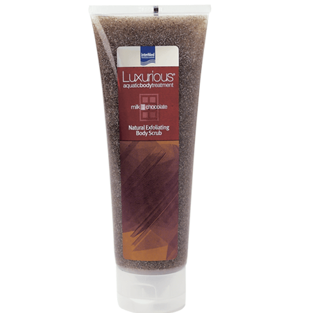 Luxurious Natural Exfoliating Body Scrub Milk Chocolate Απολεπιστικό Σώματος με Γλυκό Άρωμα Σοκολάτας 250ml Luxurious Natural Exfoliating Body Scrub Milk Chocolate Απολεπιστικό Σώματος με Γλυκό Άρωμα Σοκολάτας 250ml
