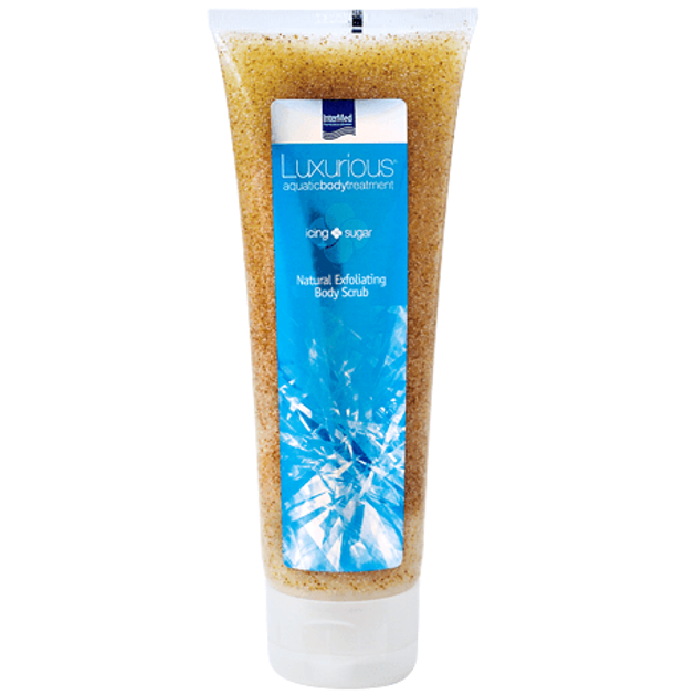 Luxurious Natural Exfoliating Body Scrub Icing Sugar Απολεπιστικό Σώματος με Γλυκό Άρωμα Ζάχαρης 250ml Luxurious Natural Exfoliating Body Scrub Icing Sugar Απολεπιστικό Σώματος με Γλυκό Άρωμα Ζάχαρης 250ml