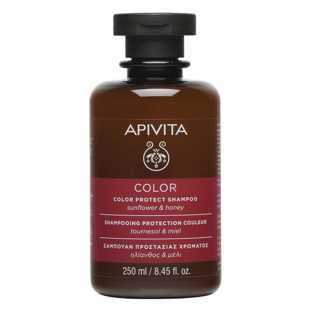 Apivita Color Protect Shampoo With Sunflower & Honey 250ml Apivita Color Protect Shampoo With Sunflower & Honey 250ml