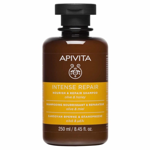 Apivita Nourish & Repair Shampoo With Olive & Honey 250ml Apivita Nourish & Repair Shampoo With Olive & Honey 250ml