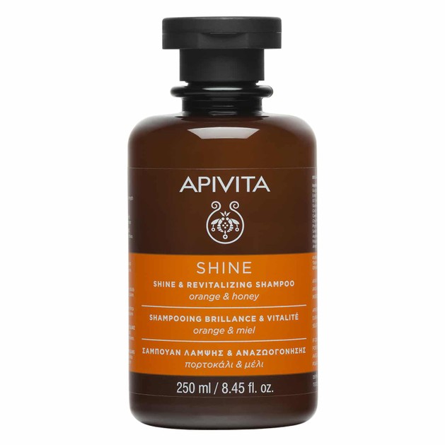Apivita Shine & Revitalizing Shampoo With Orange & Honey 250ml Apivita Shine & Revitalizing Shampoo With Orange & Honey 250ml