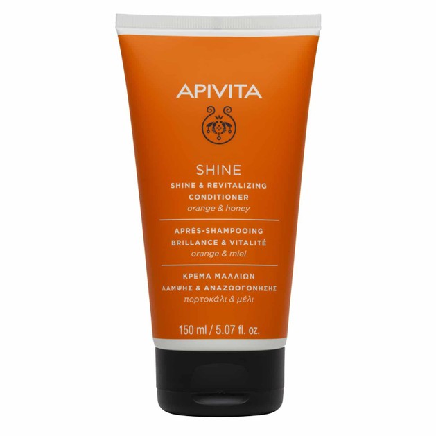 Apivita Shine & Revitalizing Conditioner For All Hair Types With Orange & Honey 150ml Apivita Shine & Revitalizing Conditioner For All Hair Types With Orange & Honey 150ml