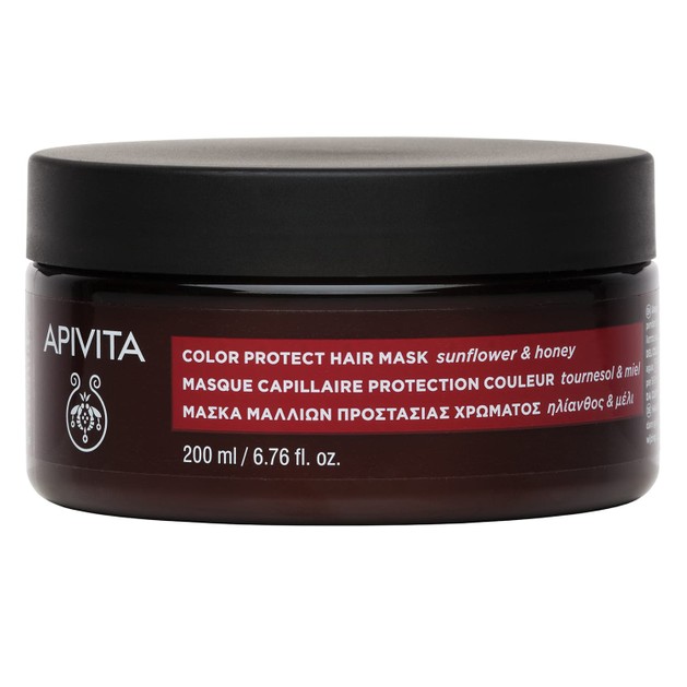 Apivita Color Protect Hair Mask With Sunflower & Honey 200ml Apivita Color Protect Hair Mask With Sunflower & Honey 200ml