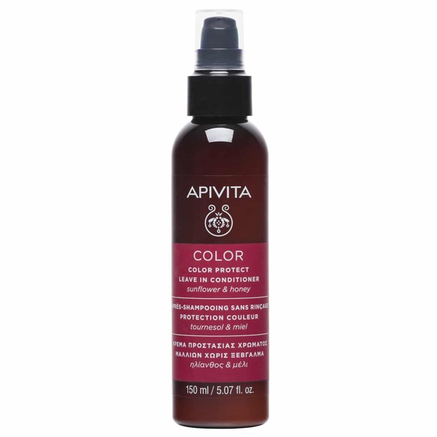 Apivita Color Protect Leave in Contitioner With Sunflower & Honey 150ml Apivita Color Protect Leave in Contitioner With Sunflower & Honey 150ml