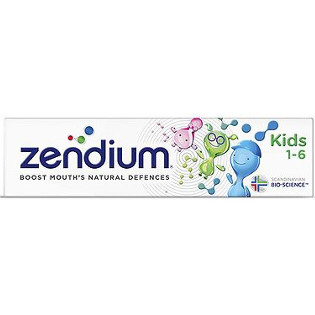 Zendium Παιδική Οδοντόκρεμα για Ηλικίες από 1-6 Ετών 75ml Zendium Παιδική Οδοντόκρεμα για Ηλικίες από 1-6 Ετών 75ml