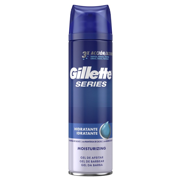 Gillette Series Gel Moisturizing Gel Ξυρίσματος που Διατηρεί τη Φυσική Υγρασία της Επιδερμίδας 200ml Gillette Series Gel Moisturizing Gel Ξυρίσματος που Διατηρεί τη Φυσική Υγρασία της Επιδερμίδας 200ml