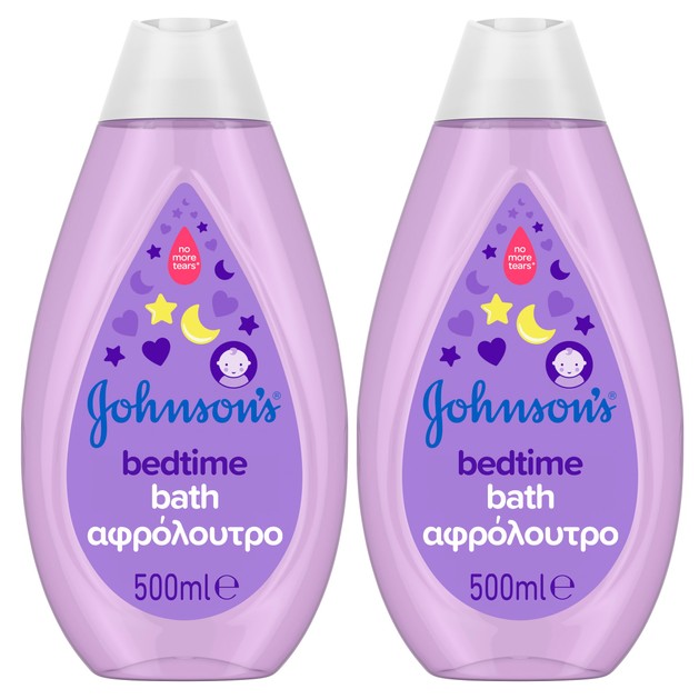 Johnson\'s Baby Πακέτο Προσφοράς Bath Bedtime Αφρόλουτρο που Βοηθά το Μωρό σας να Κοιμάται Καλύτερα 2x500ml Johnson\'s Baby Πακέτο Προσφοράς Bath Bedtime Αφρόλουτρο που Βοηθά το Μωρό σας να Κοιμάται Καλύτερα 2x500ml