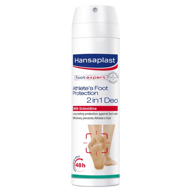 Hansaplast Αποσμητικό Spray Ποδιών για Προστασία Από την Κακοσμία & τους Μύκητες 2 σε 1 με Octenidine 150ml Hansaplast Αποσμητικό Spray Ποδιών για Προστασία Από την Κακοσμία & τους Μύκητες 2 σε 1 με Octenidine 150ml