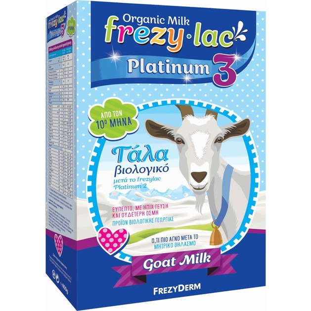 Frezyderm Frezylac Platinum 3 Κατσικίσιο Βιολογικό Γάλα από τον 10o Μήνα 400gr Frezyderm Frezylac Platinum 3 Κατσικίσιο Βιολογικό Γάλα από τον 10o Μήνα 400gr