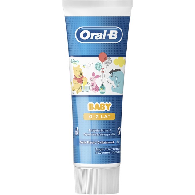 Oral-B Baby Toothpaste Οδοντόκρεμα Κατάλληλη για την Πρώτη Οδοντοφυία, 0-2 Ετών 75ml Oral-B Baby Toothpaste Οδοντόκρεμα Κατάλληλη για την Πρώτη Οδοντοφυία, 0-2 Ετών 75ml