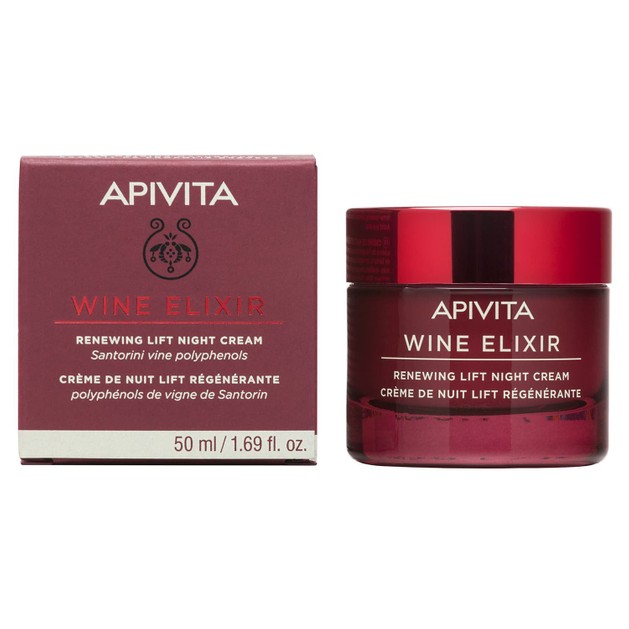 Apivita Wine Elixir Renewing Lift Night Cream 50ml Apivita Wine Elixir Renewing Lift Night Cream 50ml
